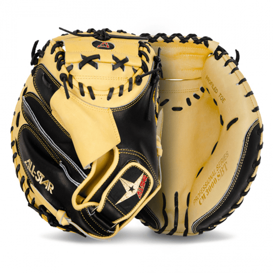 All Star Pro Elite 35" Black/Tan Catchers Mitt/Glove - Smash It Sports