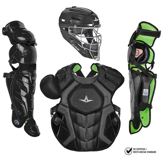 All Star S7 Axis Adult NOCSAE Certified Catchers Set - Solid Colors - Smash It Sports