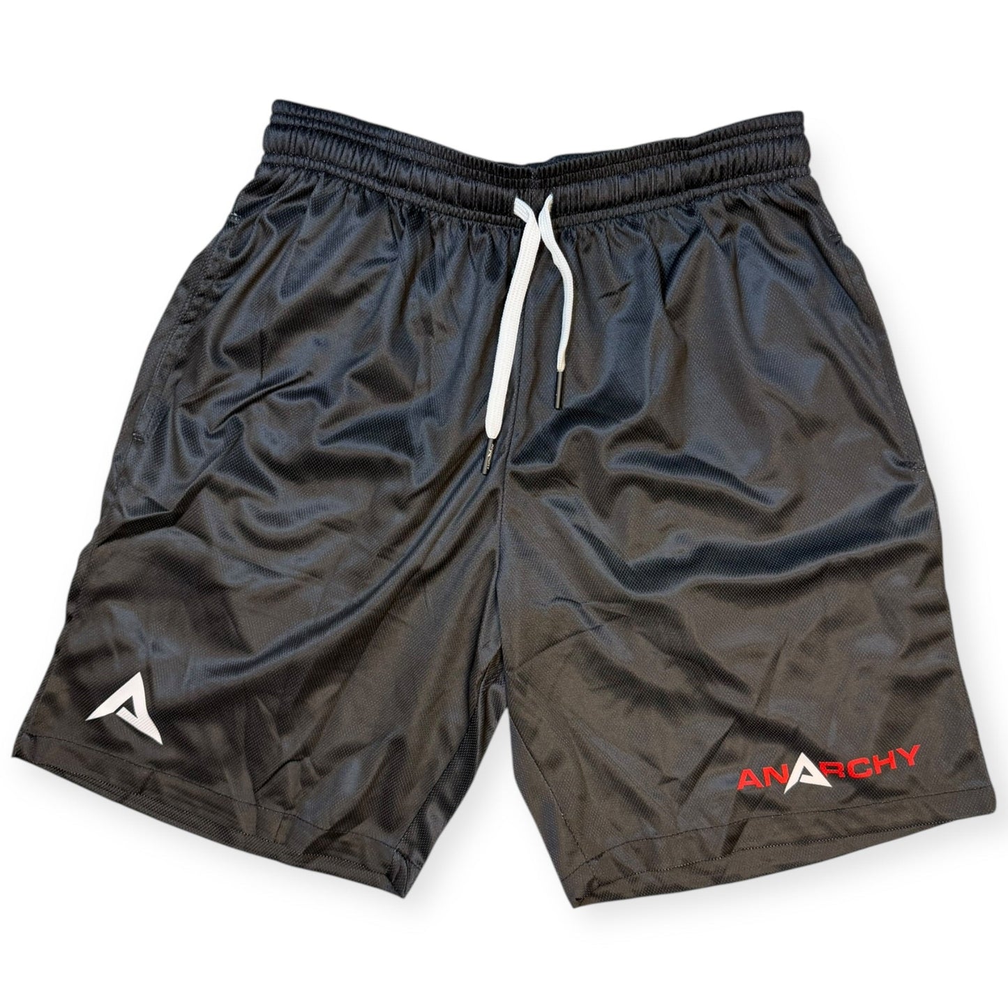 Anarchy Mesh Shorts - Stealth - Black/White/Red