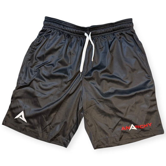 Anarchy Mesh Shorts - Stealth - Black/White/Red