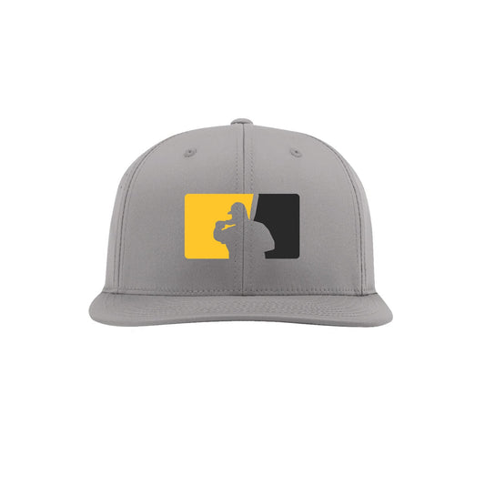 Fat Guy BP Fitted Hat - PTS30 (Grey/Black/Athletic Gold)