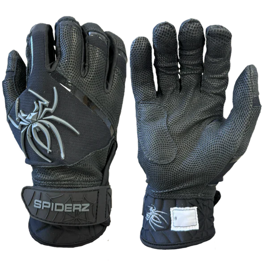 Spiderz Pro Premier Batting Gloves - Black/Graphite