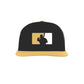 Fat Guy BP Fitted Hat - PTS30 (Black/Athletic Gold/White)