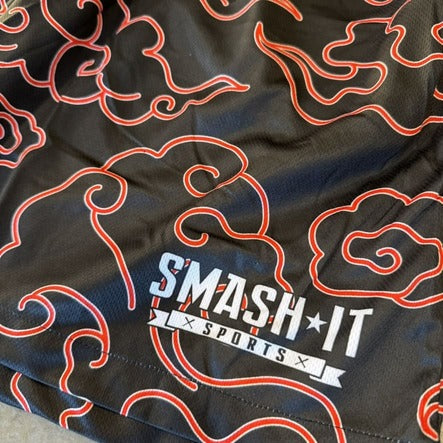 Smash It Sports Mesh Shorts - Clouds
