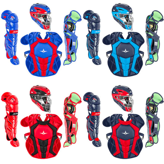 All Star S7 Axis Age 12-16 NOCSAE Certified Catchers Set - Two Tone Colors