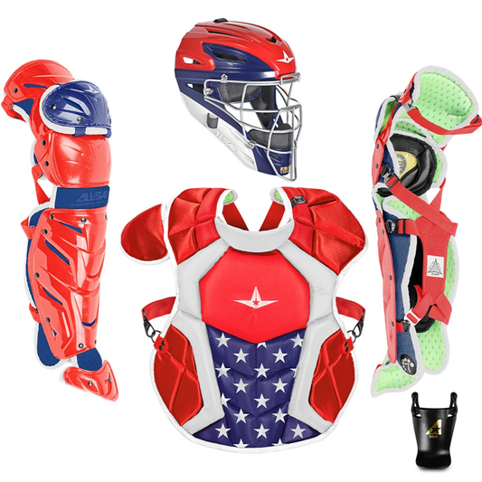 All Star S7 Axis Age 9-12 NOCSAE Certified Catchers Set - USA