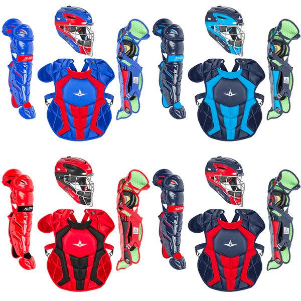 All Star S7 Axis Age 9-12 NOCSAE Certified Catchers Set - Two Tone Colors - Smash It Sports