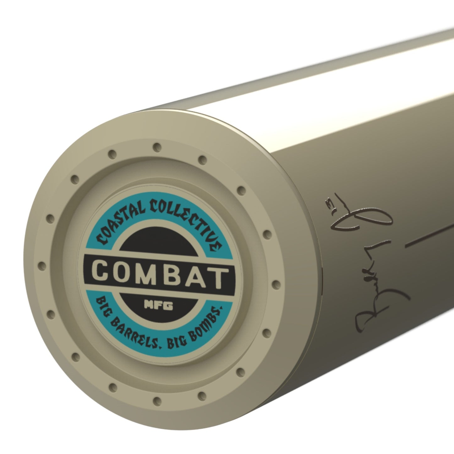 2026 Combat MFG Coastal CR-1 Bradley Jones 2-Piece USSSA Slowpitch Softball Bat - CSU6BJCSTL