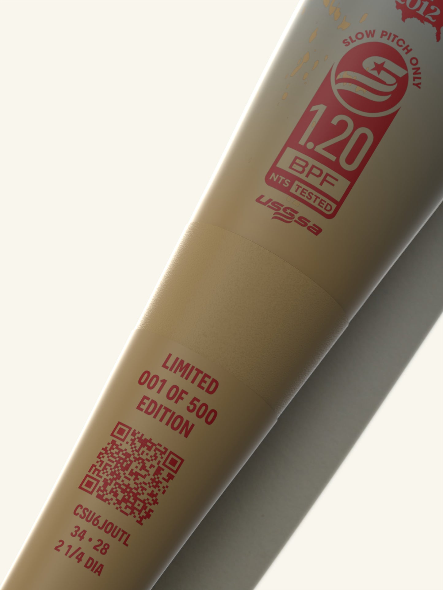 2026 Combat MFG CR-1 Outdoor "Big Barrels" Bradley Jones 12" 2-Piece USSSA Slowpitch Softball Bat - CSU6JOUTL