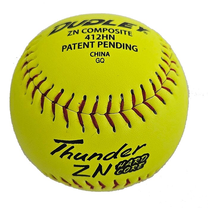 Dudley Thunder Hardcore 44/400 12" Slowpitch Softballs - 412HN