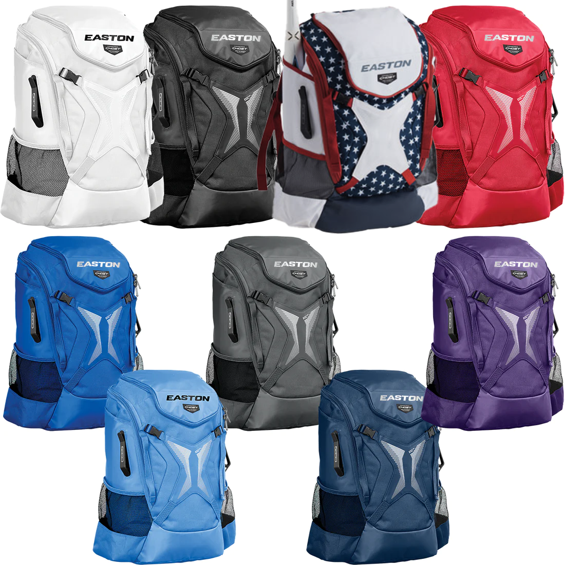 Easton Ghost NX Fastpitch Softball Guanti da battitore | Adulto XL | Bianco/Royal Easton Ghost NX Fastpitch Softball Guanti da battitore | Adulto XL | Bianco/Royal