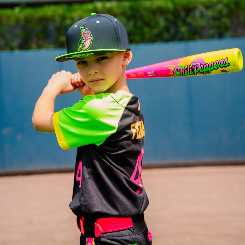 2027 Easton Cosmic Chili Peppers Junior Big Barrel -11 USSSA Baseball Bat - EJB7CCP11