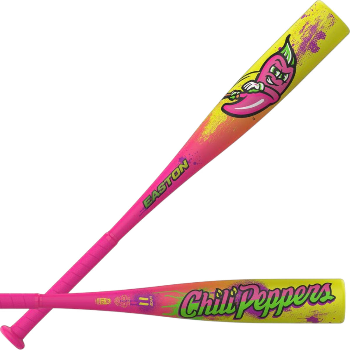 2027 Easton Cosmic Chili Peppers Junior Big Barrel -11 USSSA Baseball Bat - EJB7CCP11