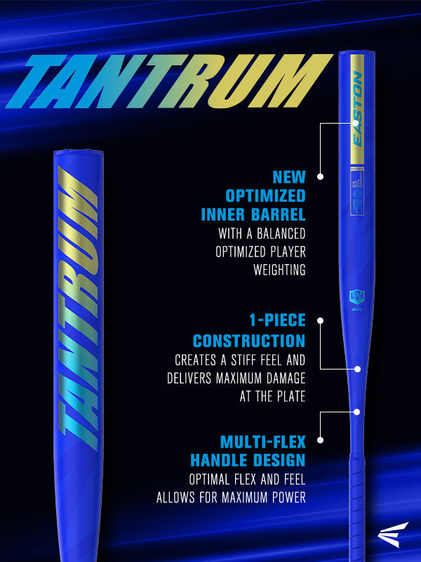 2026 Easton Tantrum 1-Piece Balanced USA/ASA Slowpitch Softball Bat - ESA6TNT1B