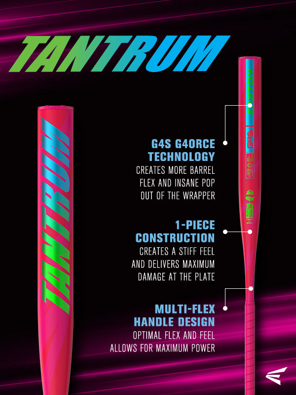 2026 Easton Tantrum 1-Piece Balanced USSSA Slowpitch Softball Bat - ESU6TNT1B