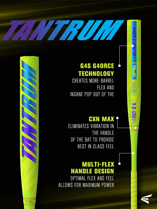 2026 Easton Tantrum 2-Piece Balanced USSSA Slowpitch Softball Bat - ESU6TNTB