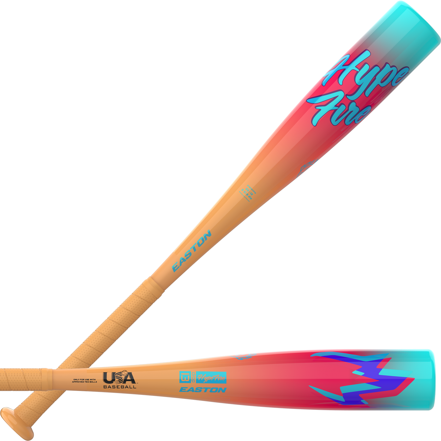 2027 Easton Hype Fire -13 USA Tee Ball Baseball Bat - ETB7HYP13