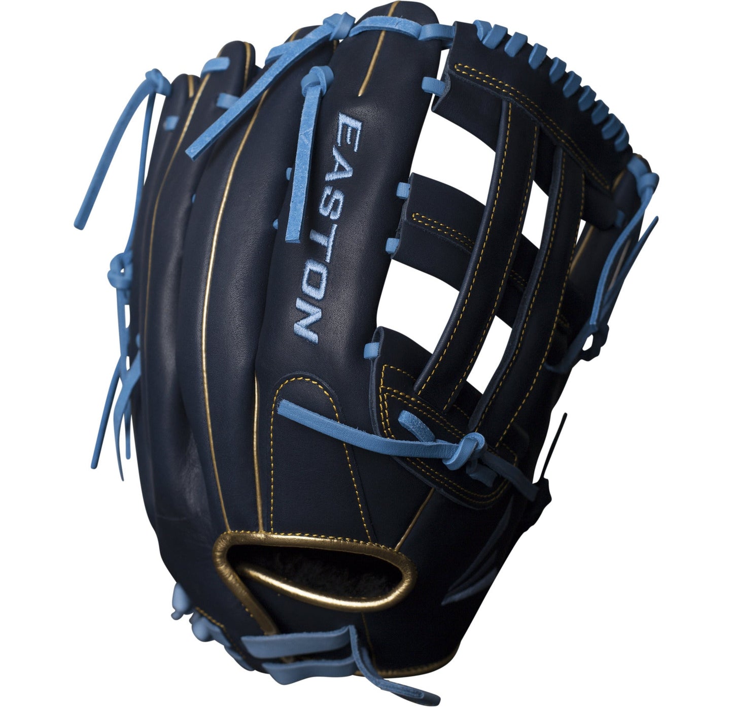 Easton Tantrum Series Slowpitch Softball Fielding Glove - Navy/Carolina Blue