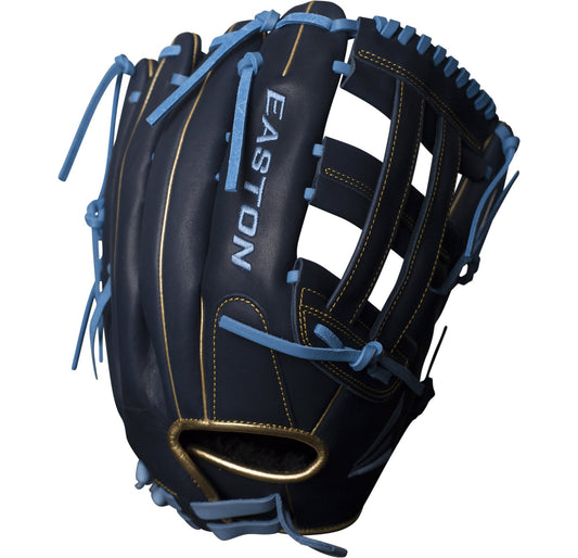 Easton Tantrum Series Slowpitch Softball Fielding Glove - Navy/Carolina Blue