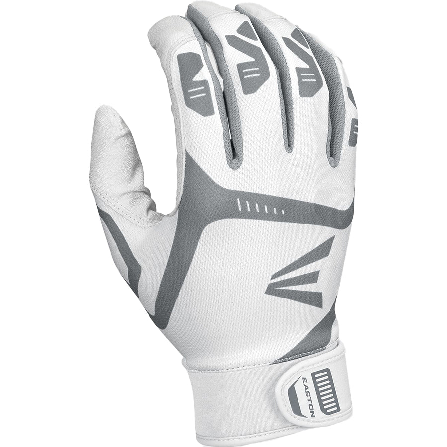 Easton Gametime Youth Batting Gloves - White