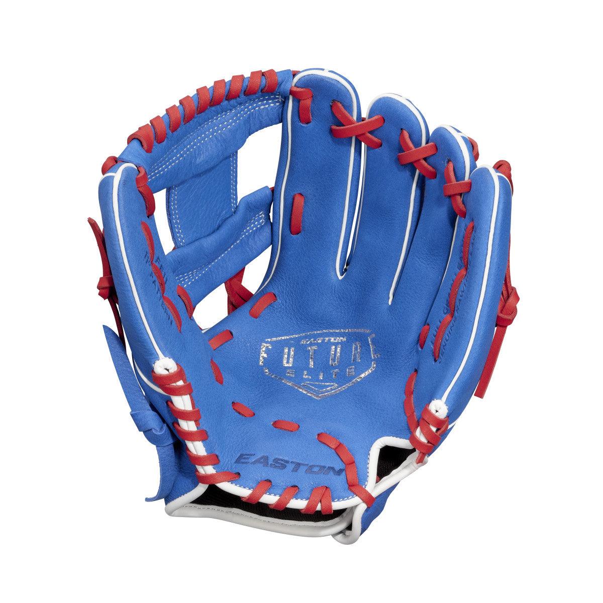 Easton Future Elite 11″ Baseball Glove - FE11 Royal/Red - Smash It Sports