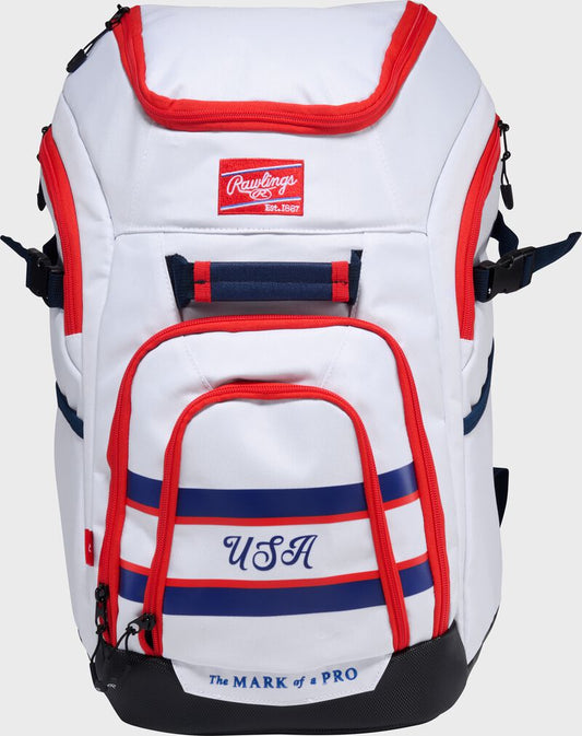 Rawlings Americana Franchise 2 Player's Baseball Backpack