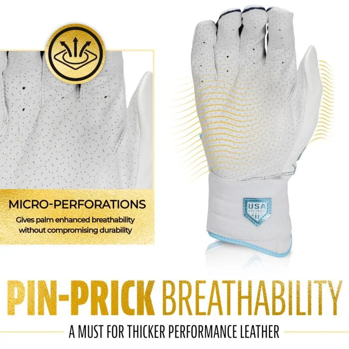 Franklin Powerstrap Infinite Fastpitch Batting Gloves (Multiple Colors)