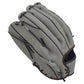 Gem Gloves Softball Fielding Glove - GEM009 Charcoal/Black/Red