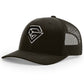 Gem Gloves R112 Trucker Hat - Black/White