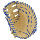 Gem Gloves Softball First Base Mitt/Glove - GEM020 (Tan/Royal)