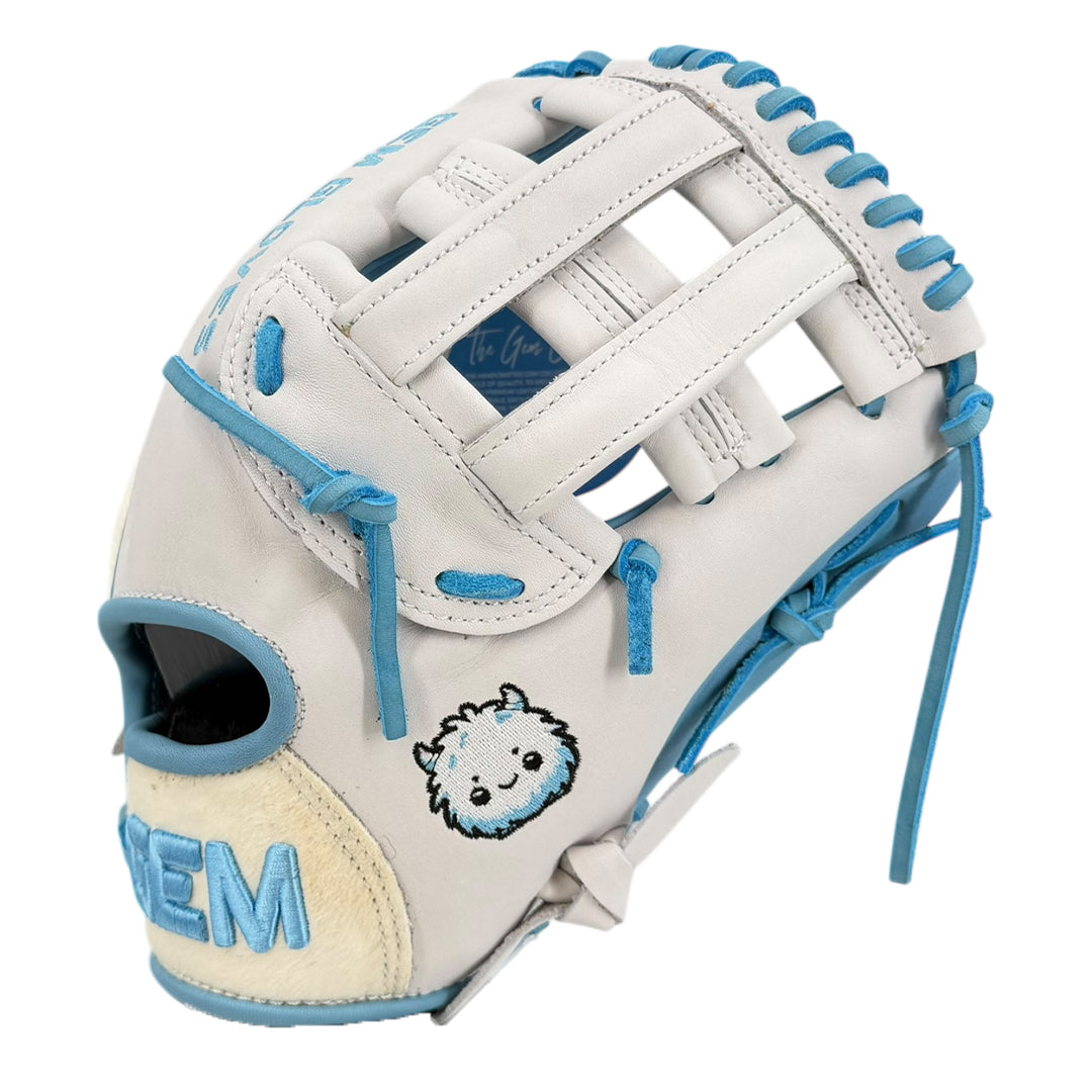 Baseball glove with embroidery