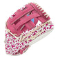 Pink ribbon baseball glove