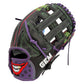Black baseball glove design
