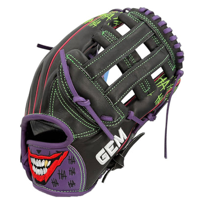 Black baseball glove design