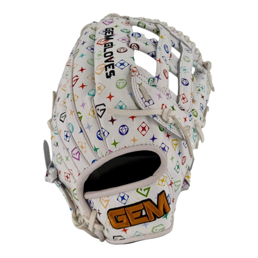 Gem Gloves Softball Fielding Glove - GEM107 Rainbow Lux