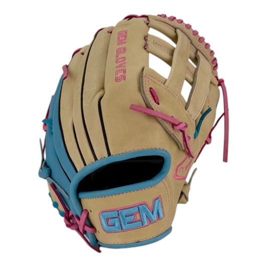 Gem Gloves Softball Fielding Glove - GEM121 Carolina Peach