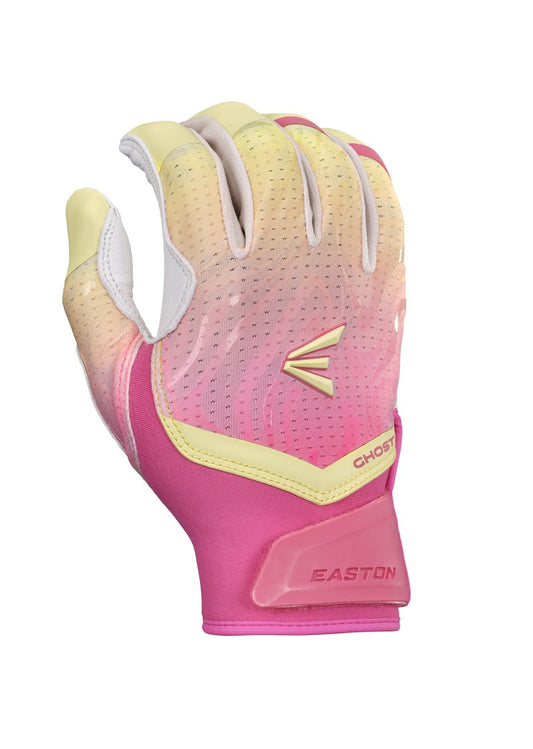 Easton Ghost Ethos Fastpitch Batting Gloves - Pink Lemonade