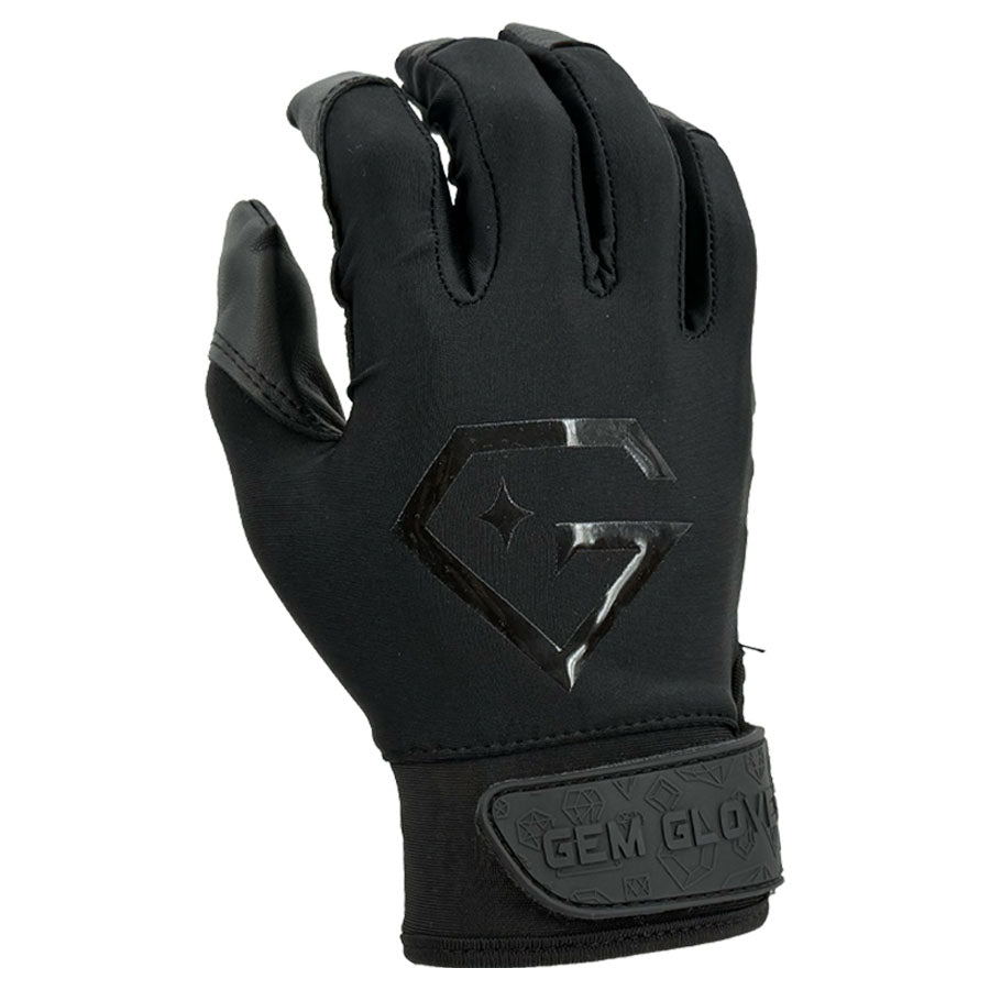 Gem Glove Opalite Batting Glove - Blackout