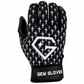 Gem Glove Opalite Batting Glove - Cross Fade Black/White