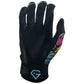 Gem Glove Opalite Batting Glove - Smiley Drip Black