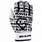 Gem Glove Opalite Batting Glove - Text Repeat Black/White