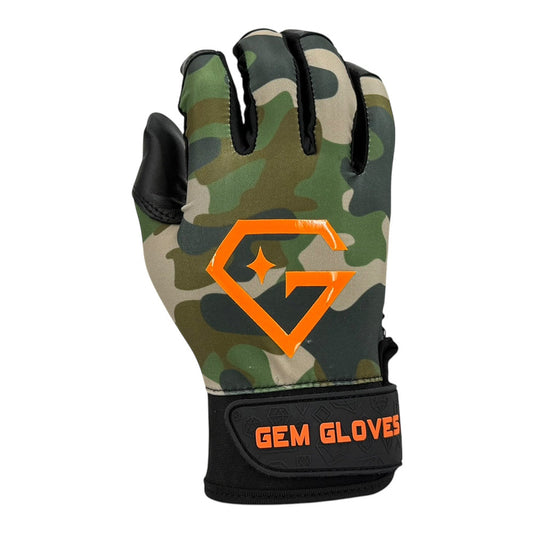 Gem Glove Opalite Batting Glove - Hunter