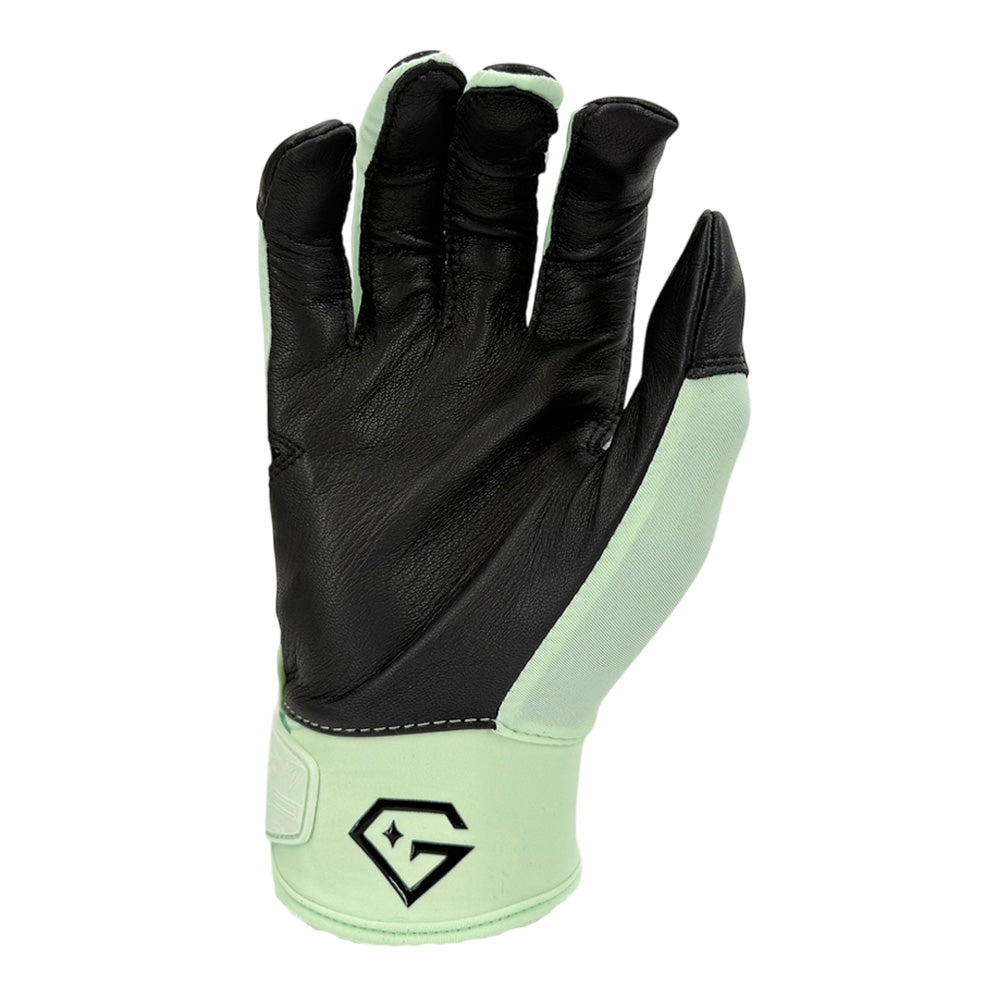 Gem Glove Opalite Batting Glove - Black/Mint