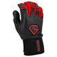 Gem Glove Prospector Long Cuff Batting Glove - Black/Red