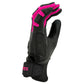 Gem Glove Prospector Short Cuff Batting Glove - Black/Pink