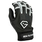 Gem Glove Prospector Short Cuff Batting Glove - Black/White