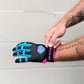 Gem Glove Prospector Short Cuff Batting Glove - White/Pink – Product View | Smash It Sports | leather, pro