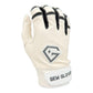 Gem Glove Prospector Short Cuff Batting Glove - White/Black