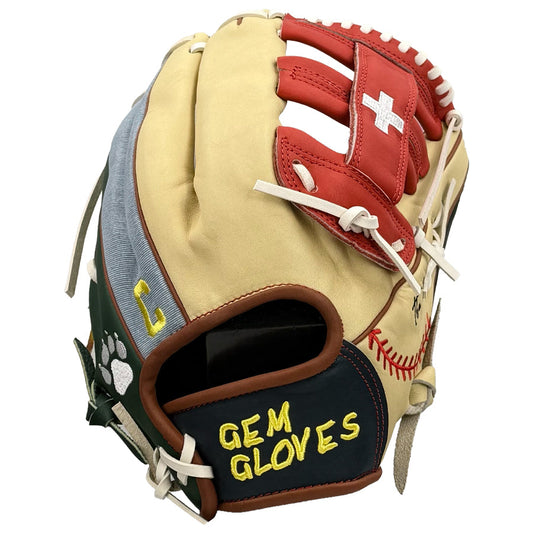 Gem Gloves Softball Fielding Glove - GEM075 The Great Bambino – Product View | Smash It Sports | leather, kip, pro