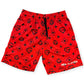 Gem Gloves Mesh Shorts - Lux - Red/Black